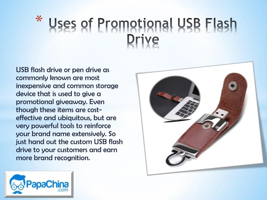 uses of promotional usb flash drive