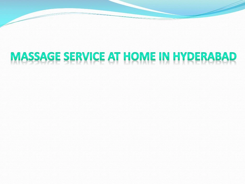 massage service at home in hyderabad