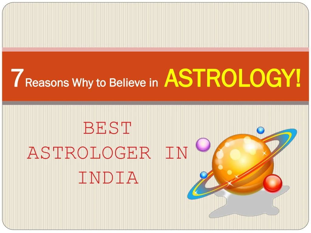 7 reasons why to believe in astrology