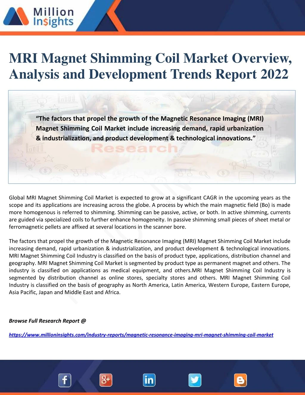mri magnet shimming coil market overview analysis