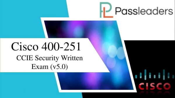 Passleader 400-251 Dumps