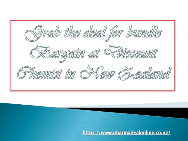Grab the Deals for Bundle Bargain Sale at Discount Chemist NZ