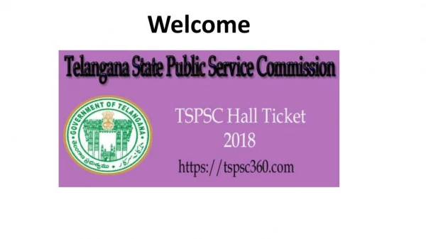 TSPSC Hall Ticket 2018: Check Telangana State PSC Admit Card 2018