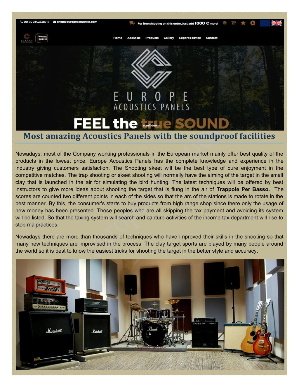 most amazing acoustics panels with the soundproof