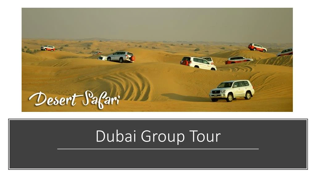 dubai group tour