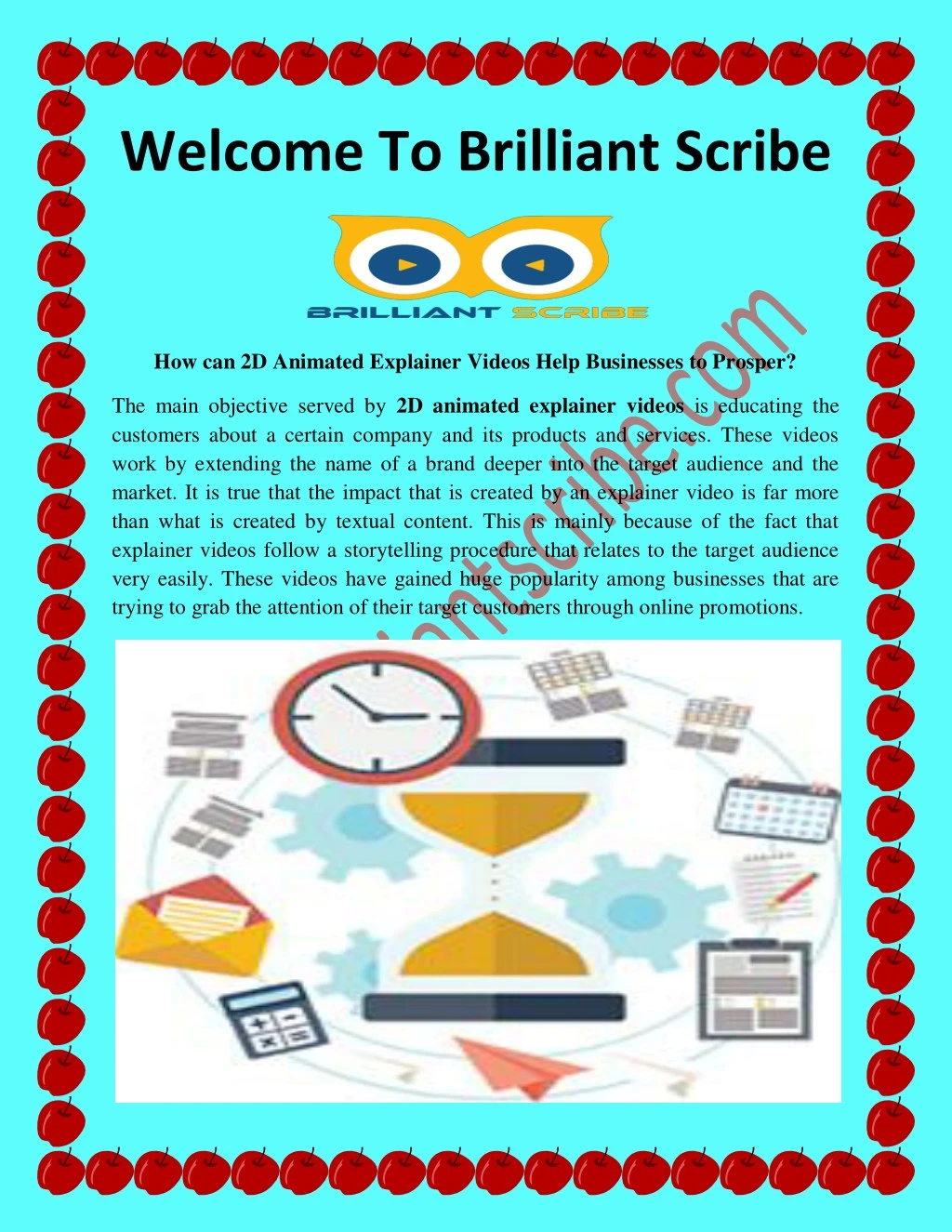 welcome to brilliant scribe
