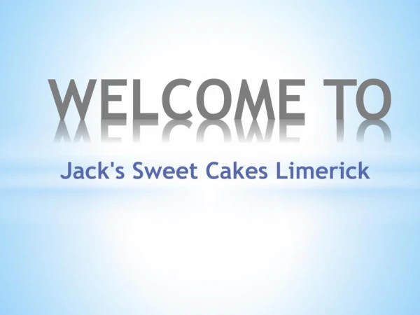 Get The No.1 Cake Shop in Limerick