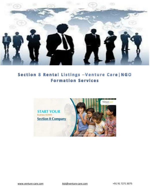 Section 8 Rental Listings â€“Venture Care|NGO Formation Services