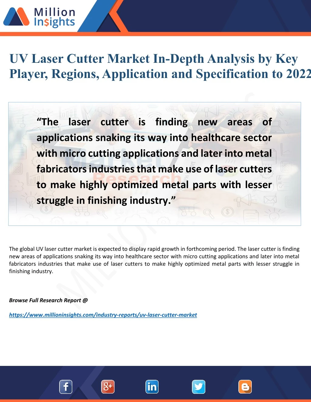 uv laser cutter market in depth analysis