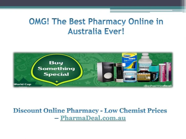 OMG! The Best Pharmacy Online in Australia