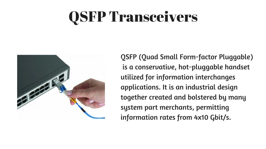 qsfp transceivers