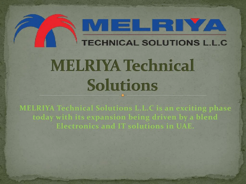 melriya technical solutions