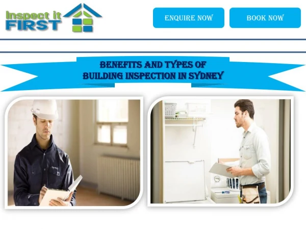Benefits and Types of Building Inspection in Sydney
