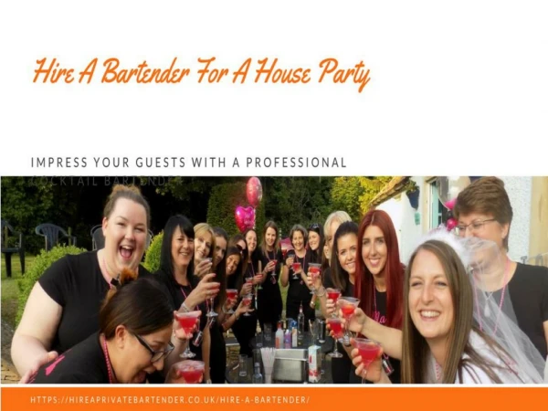 Hire A Bartender For A House Party