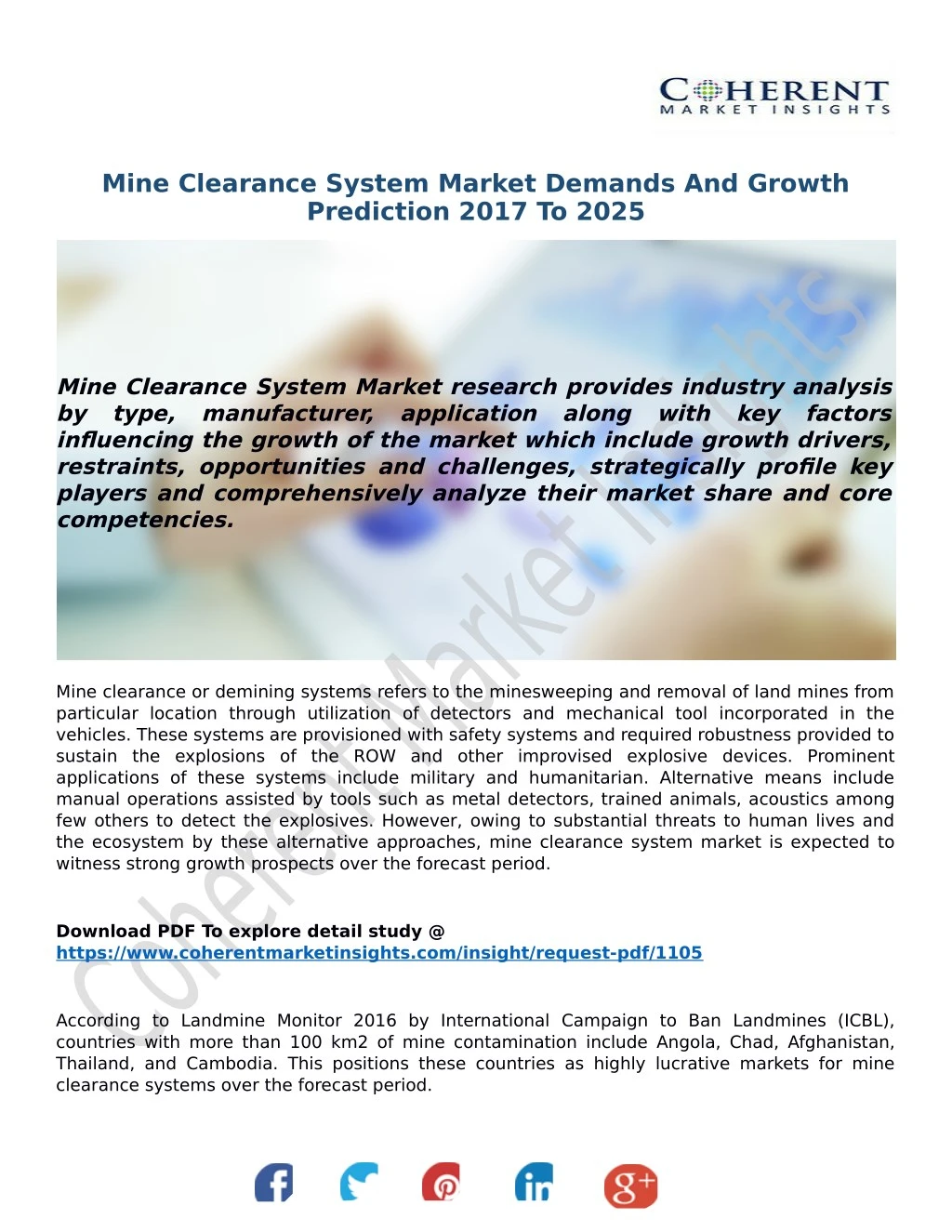 mine clearance system market demands and growth