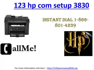 123 hp com setup - slide 1