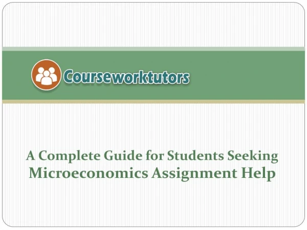 A Complete Guide for Students Seeking Microeconomics Assignment Help