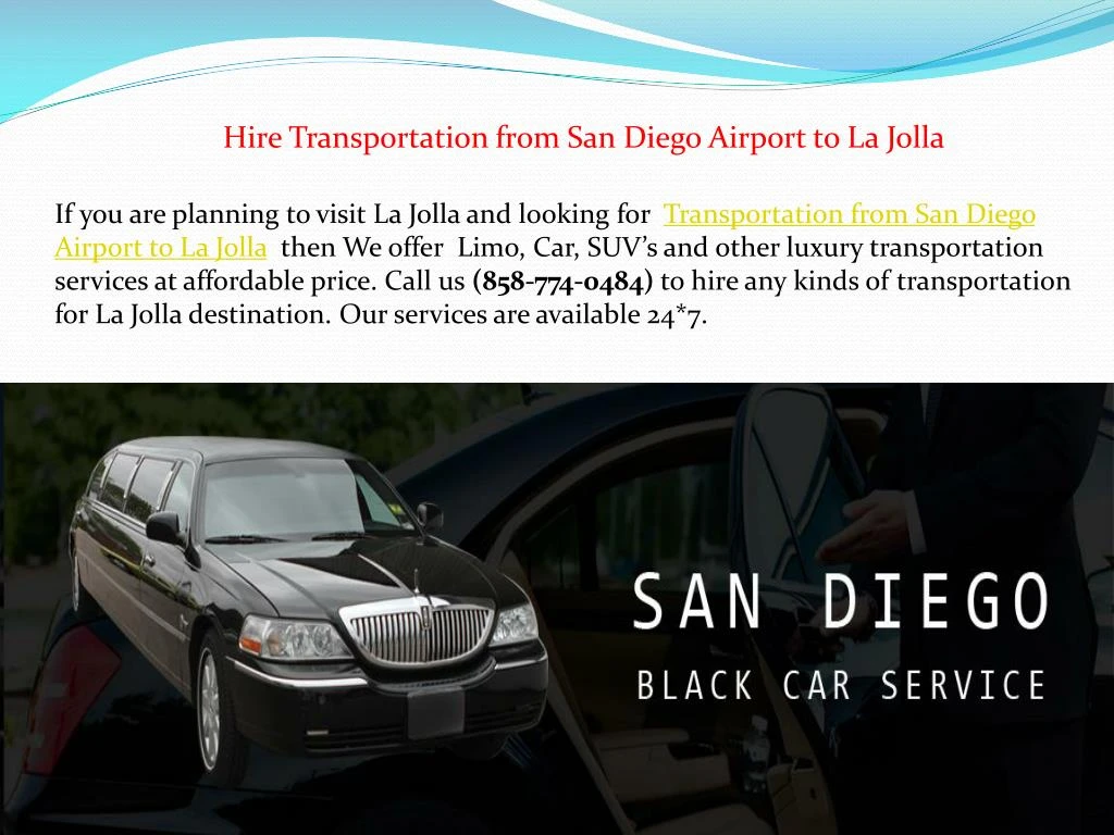 hire transportation from san diego airport