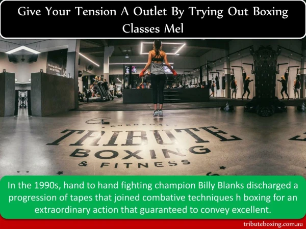 Give Your Tension A Outlet By Trying Out Boxing Classes Melbourne