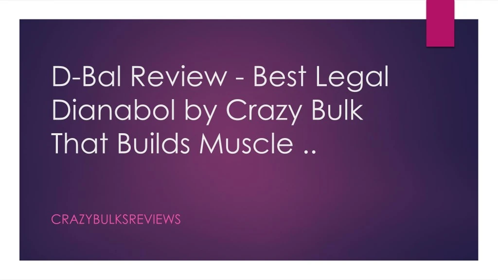 d bal review best legal dianabol by crazy bulk