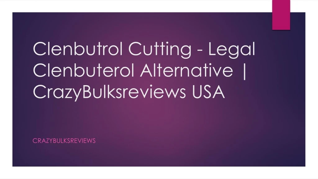 clenbutrol cutting legal clenbuterol alternative