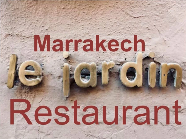 Marrakech Restaurant