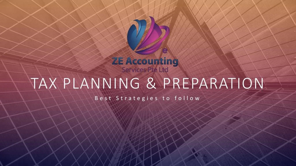 tax planning preparation