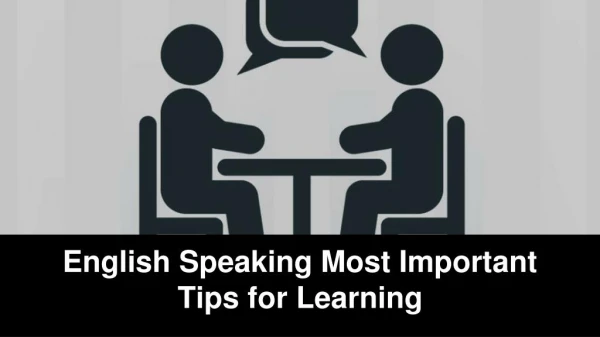 English Speaking Most Important Tips for Learning - English Pro