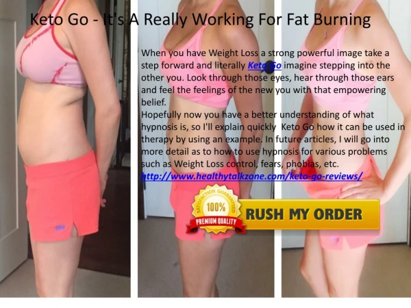 Keto Go - It's A Really Working For Fat Burning