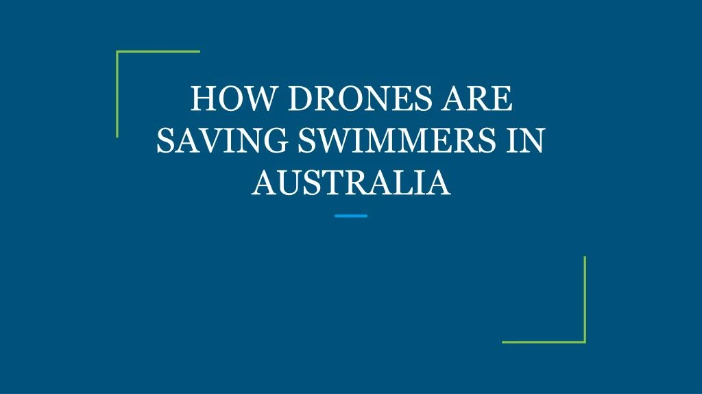 how drones are saving swimmers in australia