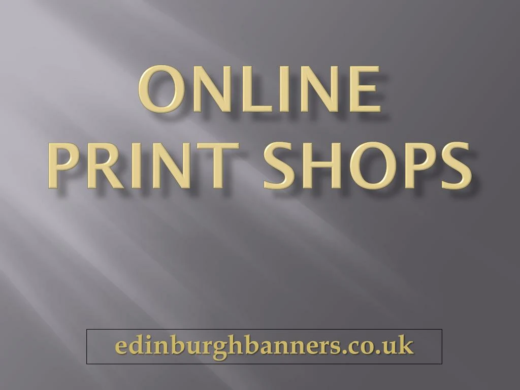 online print shops