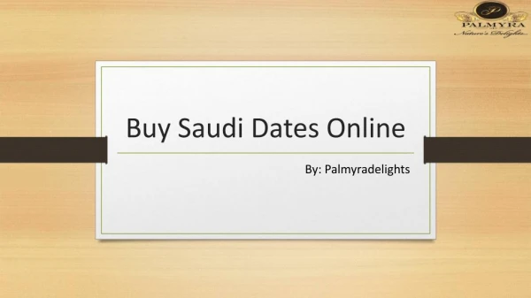 Buy Affordable Saudi Dates Online
