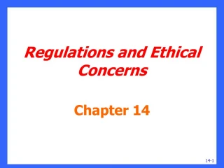 Regulations and Ethical Concerns - slide 1