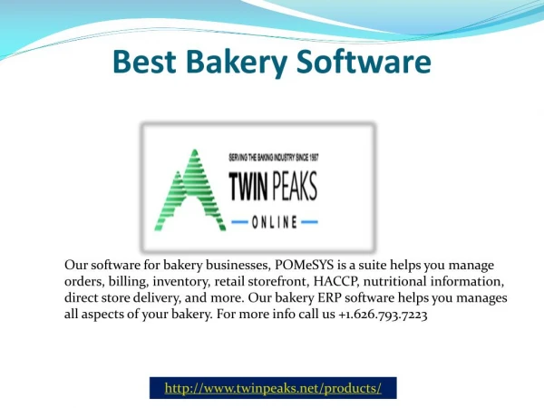 Best Bakery Software