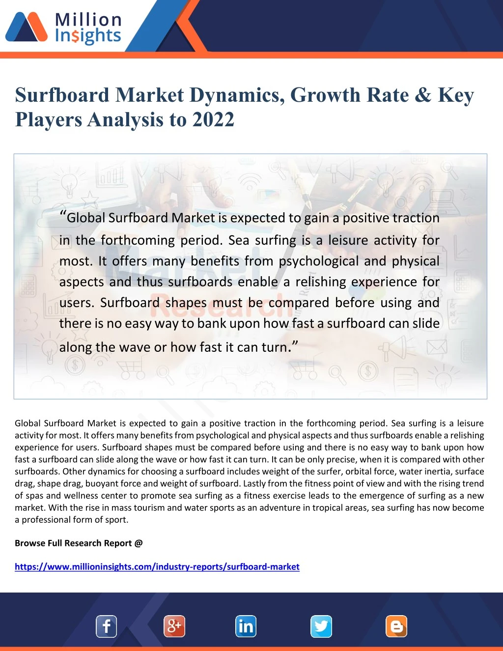 surfboard market dynamics growth rate key players