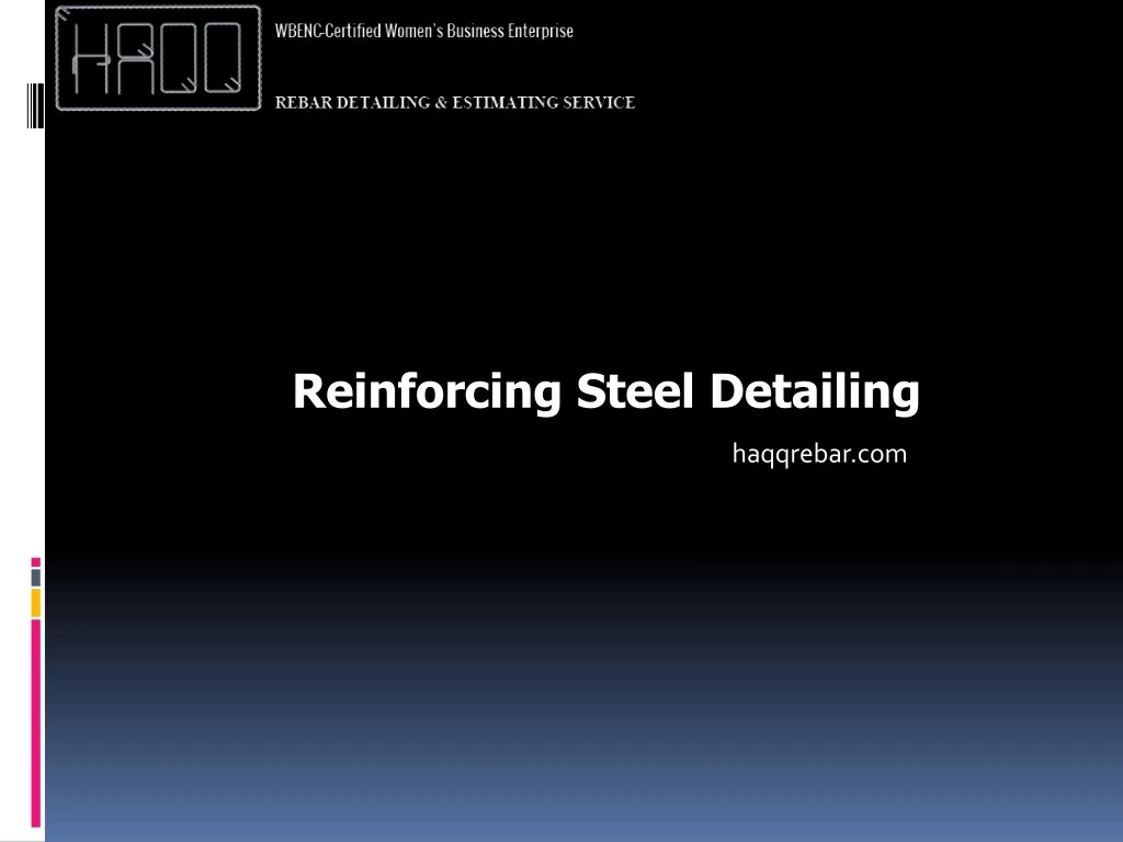 reinforcing steel detailing