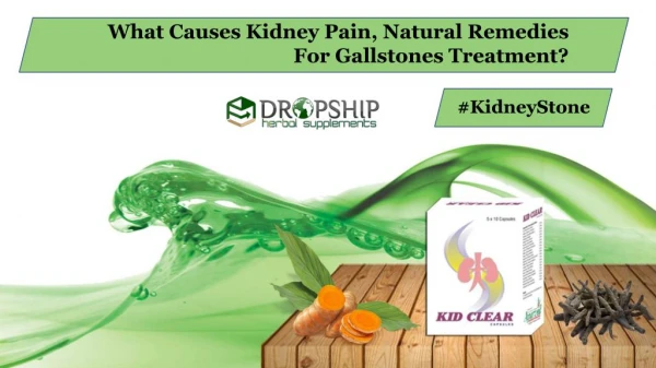 What Causes Kidney Pain, Natural Remedies for Gallstones Treatment?