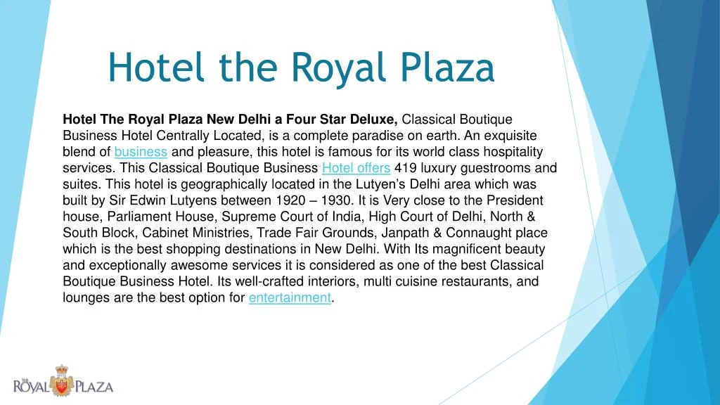 hotel the royal plaza