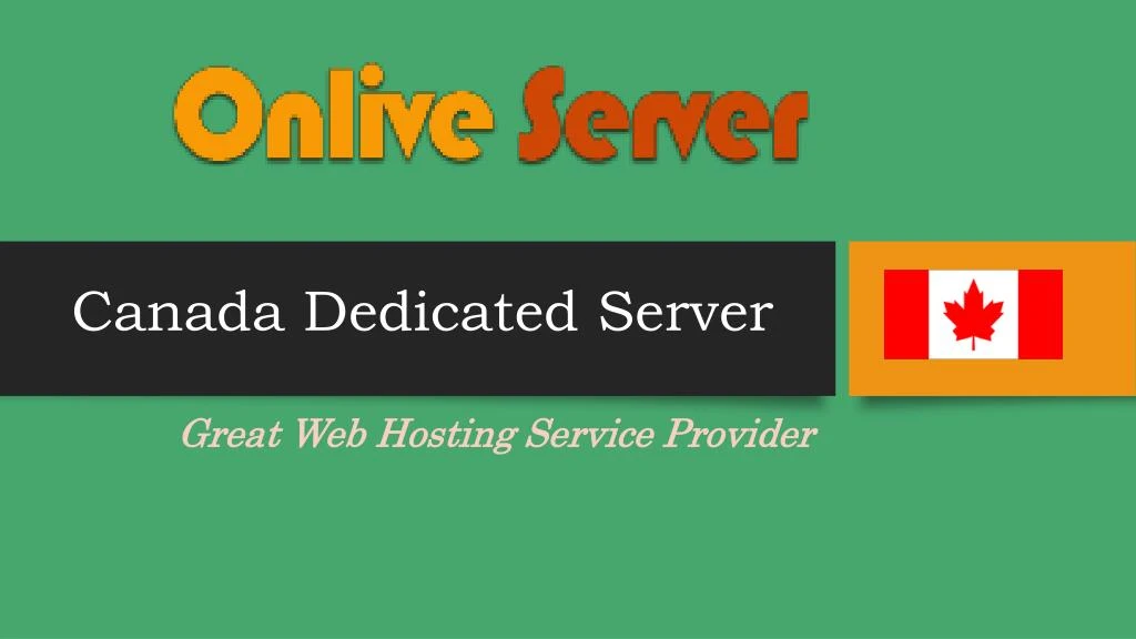 canada dedicated server