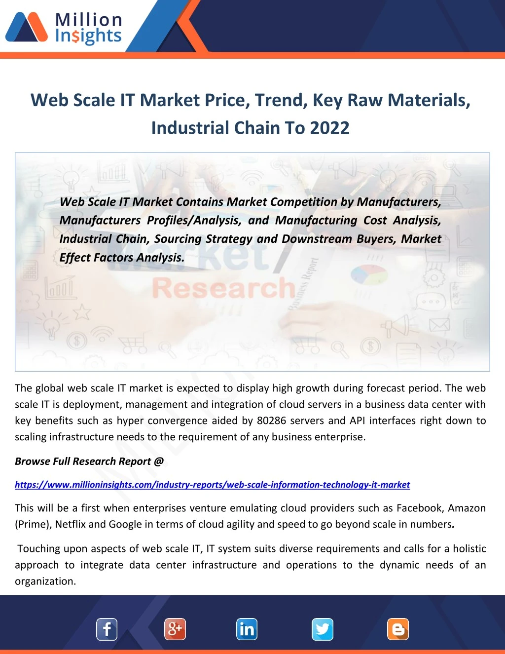 web scale it market price trend key raw materials