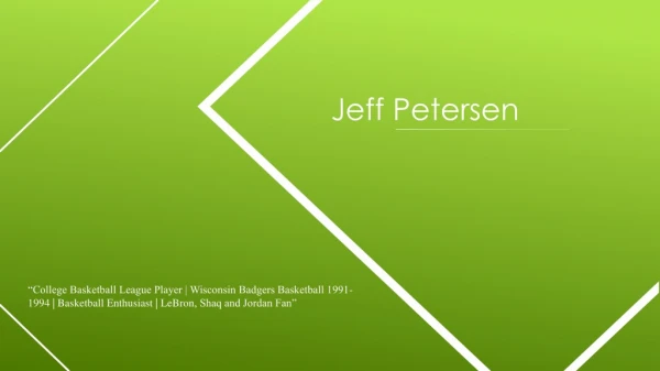 Jeff Petersen - Wisconsin Badgers Basketball Player