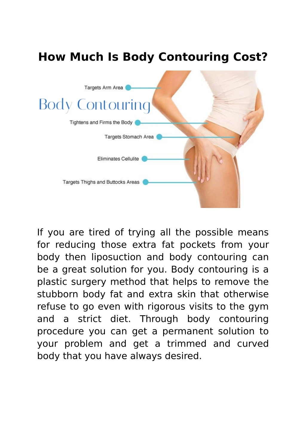 how much is body contouring cost