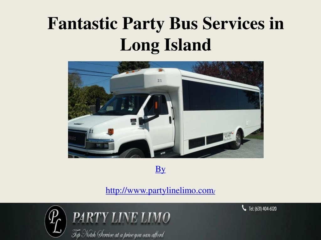 fantastic party bus services in long island