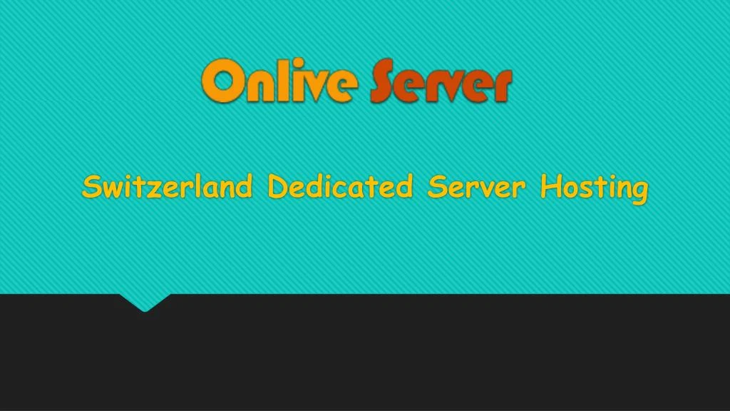 switzerland dedicated server hosting