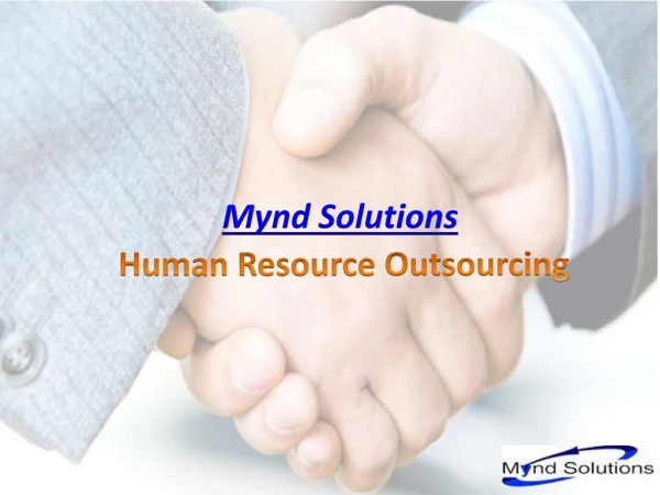 Human Resource Outsourcing Services - Mynd Solutions