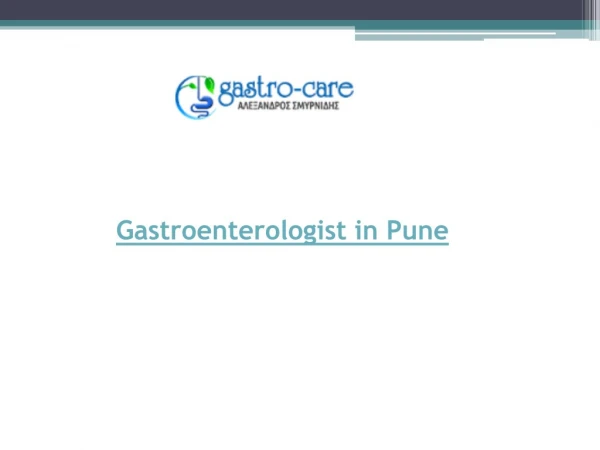 Gastroenterologist in Pune | Dr. Nachiket Dubale