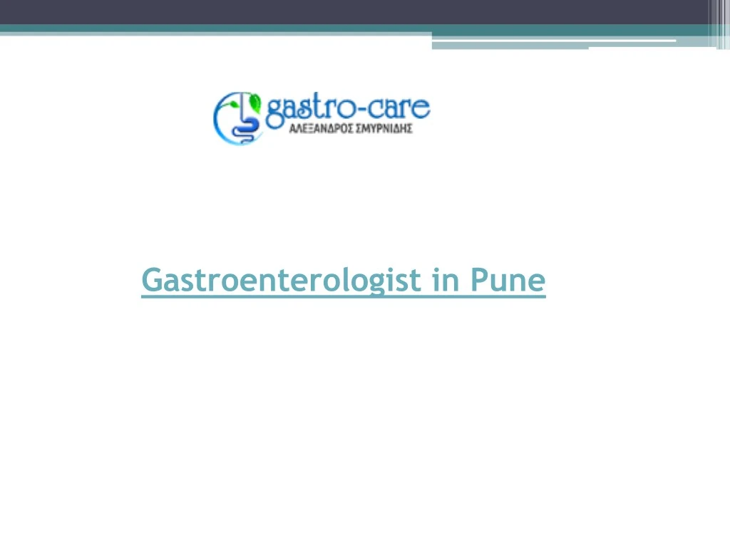 gastroenterologist in pune