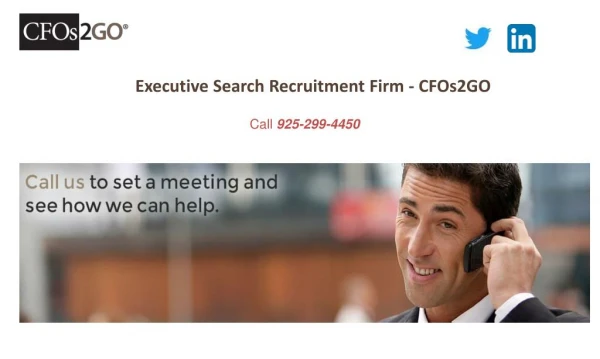Executive Search Recruitment Firm - CFOs2GO