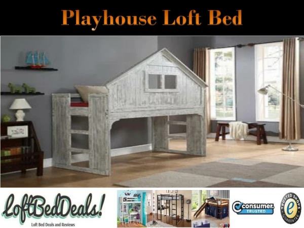 playhouse loft bed