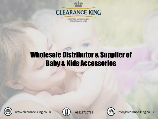 Baby and Kids Accessories Wholesaler in UK